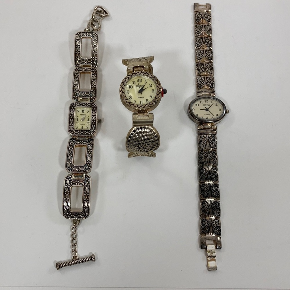 Geneva Women’s watches 3 Lot New old stock